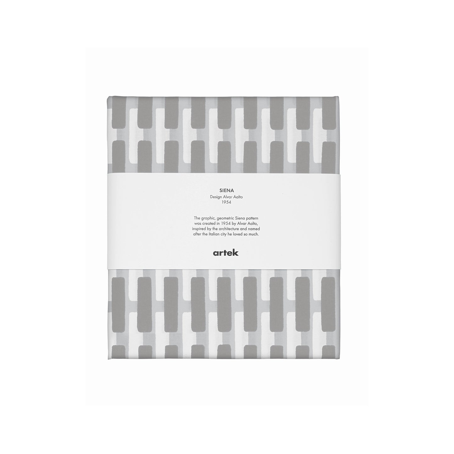 Artek Siena Fabric, acrylic coated cotton — grey/light grey shadow
