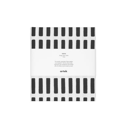 Artek Siena Fabric, acrylic coated cotton — white/black