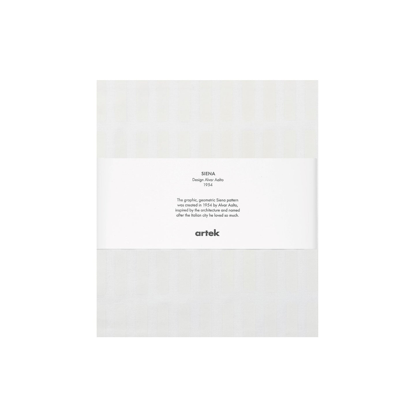 Artek Siena Fabric, acrylic coated cotton — white/white