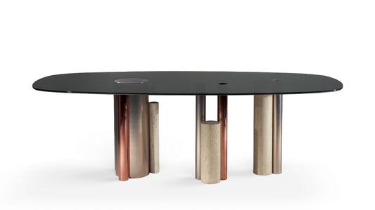 SILO OVAL DINING TABLE by Roche Bobois