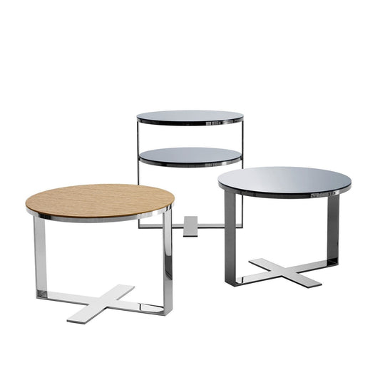 Eileen Side Tables (Top Material - Satin)