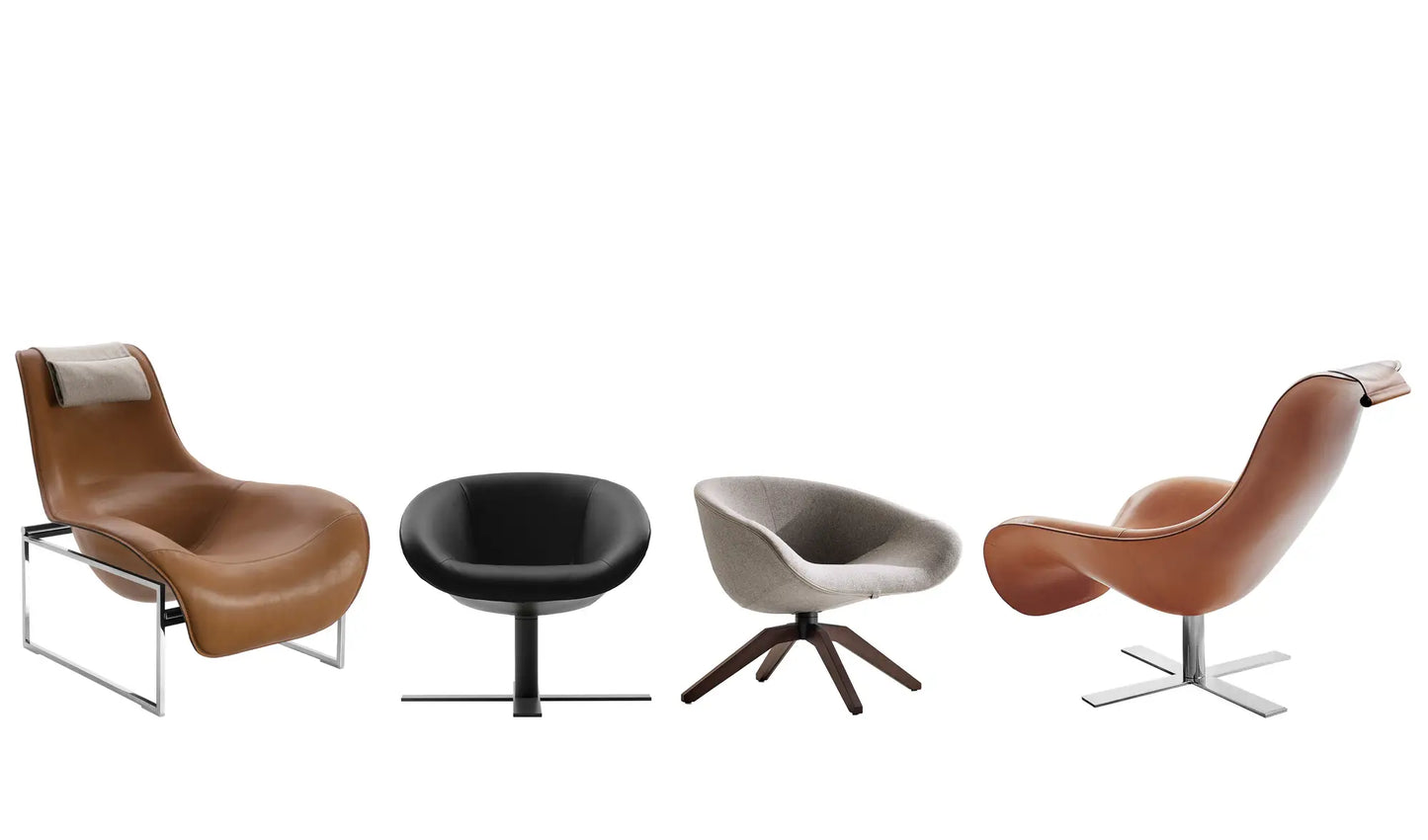 Mart Lounge Chairs by Antonio Citterio.