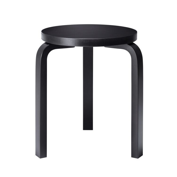 STOOL 60 - 3 legs - Stackable wooden stool.