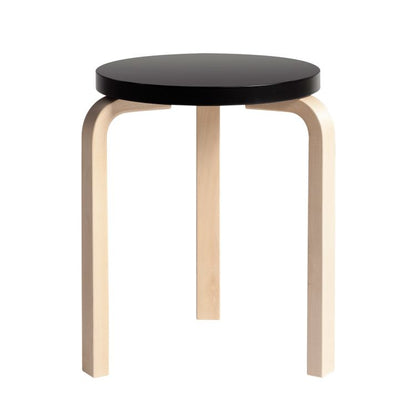 STOOL 60 - 3 legs - Stackable wooden stool.