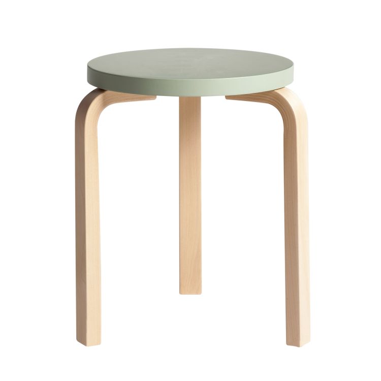 STOOL 60 - 3 legs - Stackable wooden stool.