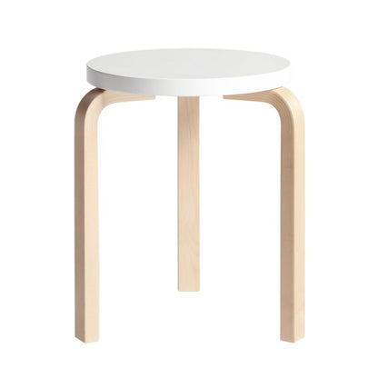 STOOL 60 - 3 legs - Stackable wooden stool.