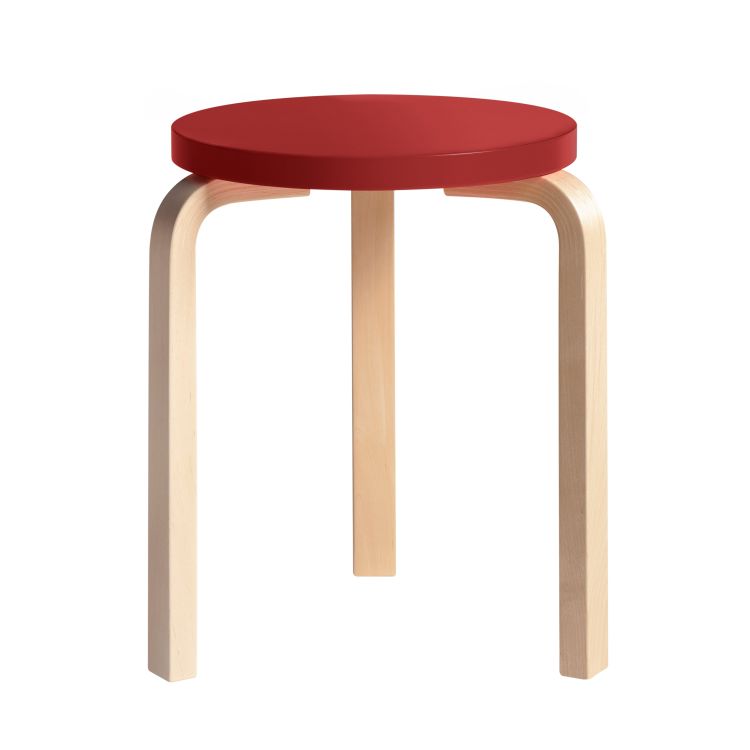 STOOL 60 - 3 legs - Stackable wooden stool.