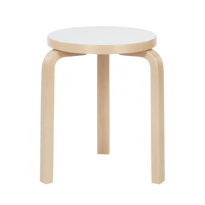 STOOL 60 - 3 legs - Stackable wooden stool.