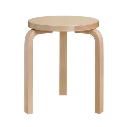 STOOL 60 - 3 legs - Stackable wooden stool.