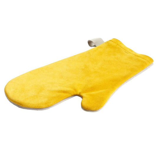 Suede oven glove (Request Info).
