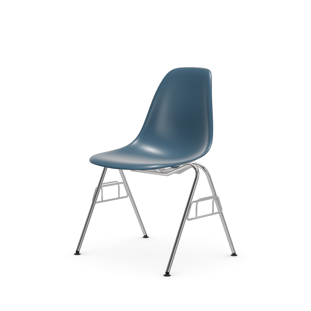 Eames Plastic Side Chair DSS-N (without upholstery).