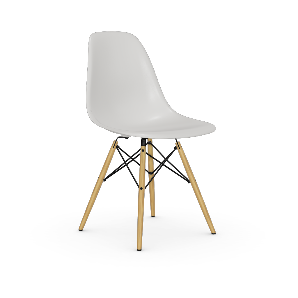 Eames Plastic Side Chair DSW (without upholstery).