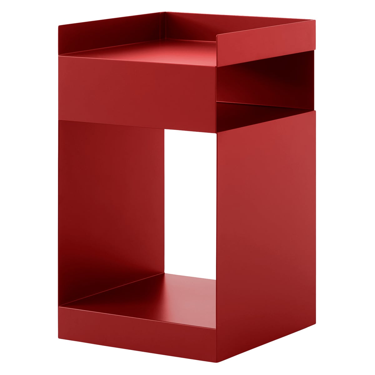 Rotate SC73 side table, merlot