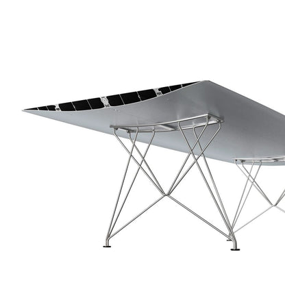 Rectangular Aluminium Dining Table B 120 by Bd Barcelona Design