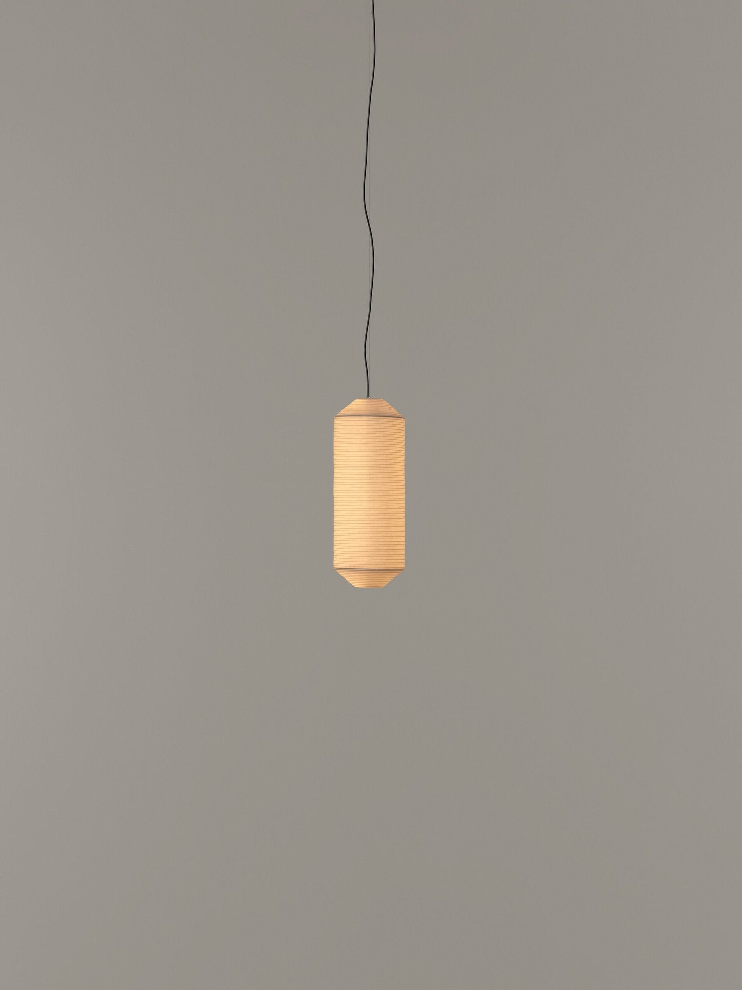 Tekiò Vertical - LED dimmable japanese paper pendant lamp (Request Info).