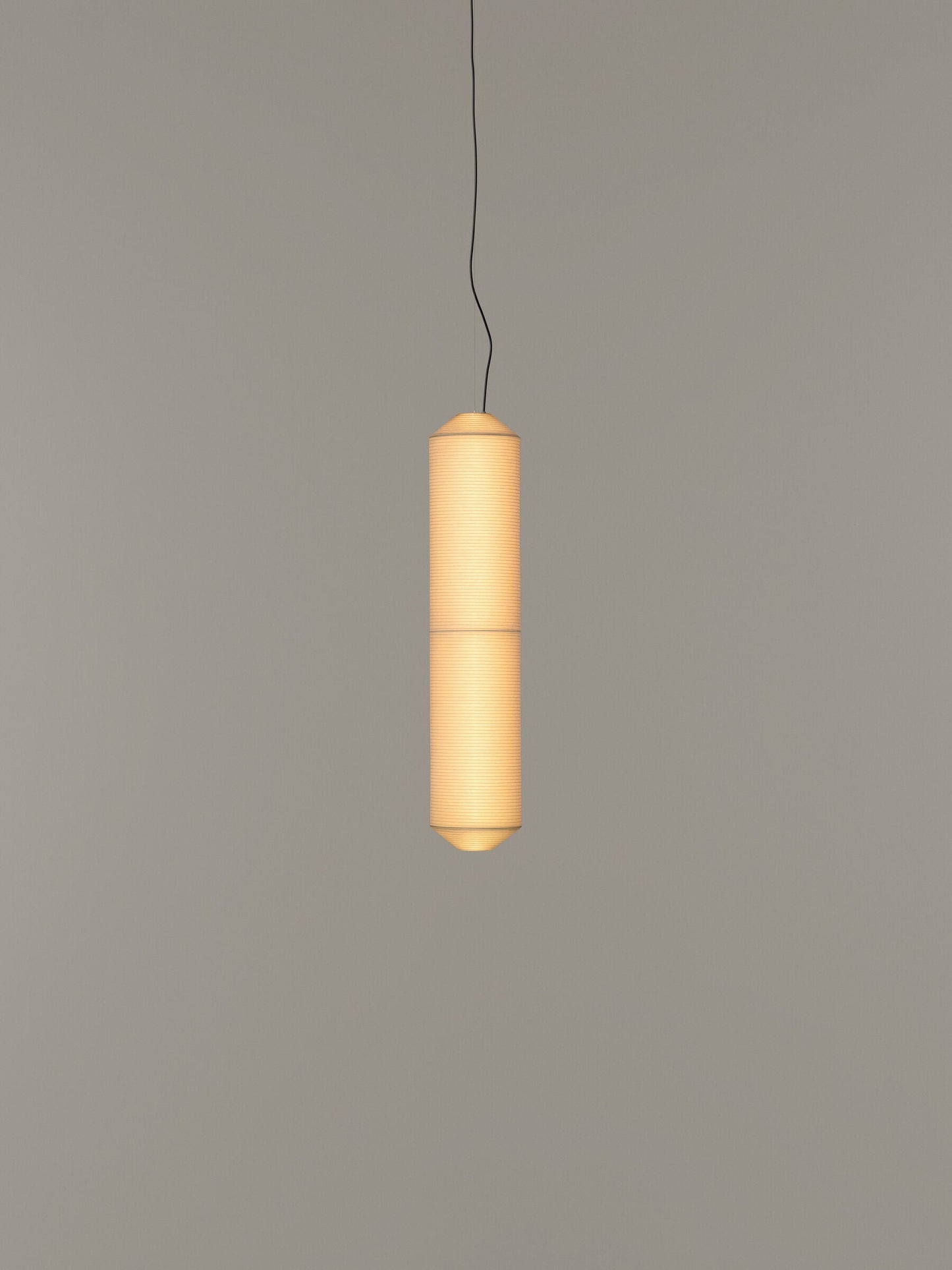 Tekiò Vertical - LED dimmable japanese paper pendant lamp (Request Info).