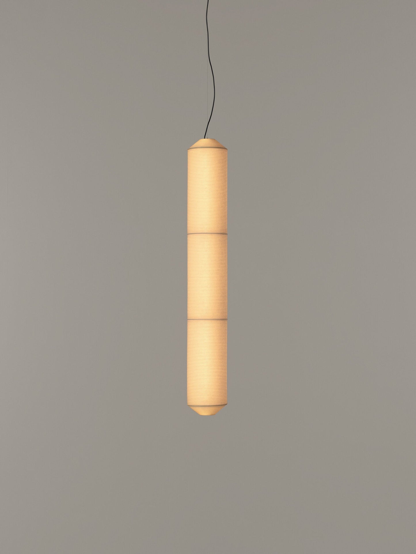 Tekiò Vertical - LED dimmable japanese paper pendant lamp (Request Info).
