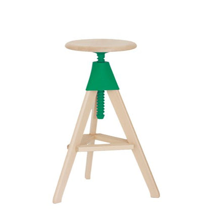 TOM AND JERRY - THE WILD BUNCH - Height-adjustable beech stool.