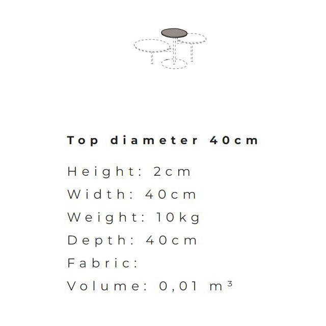TRIS - Swivel coffee tabl.