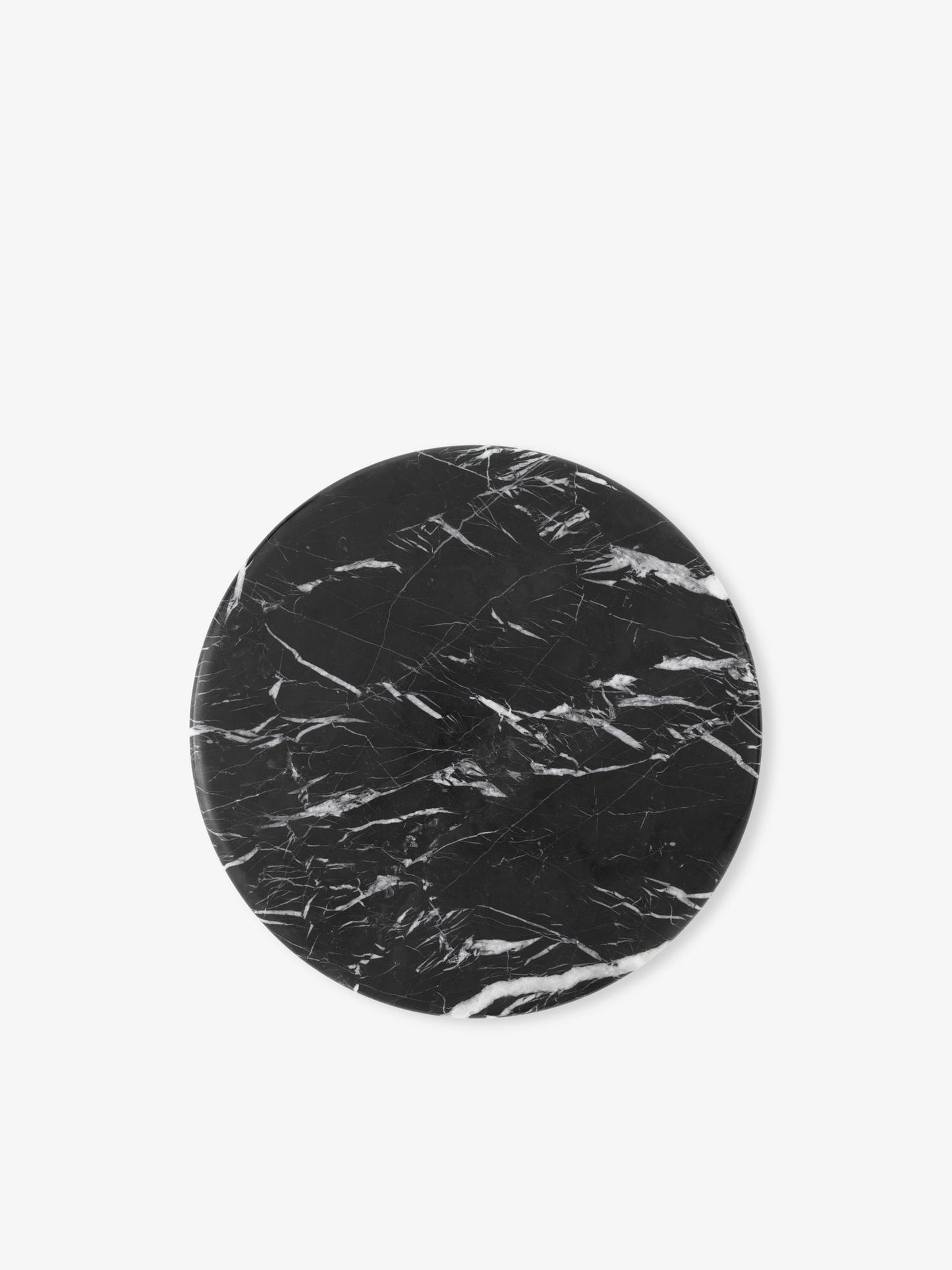 Wire Stool VP11 top, Nero Marquina marble