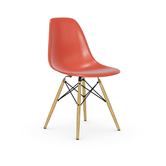 Eames Plastic Side Chair DSW (without upholstery).