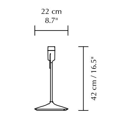 Santé table Light Stand.