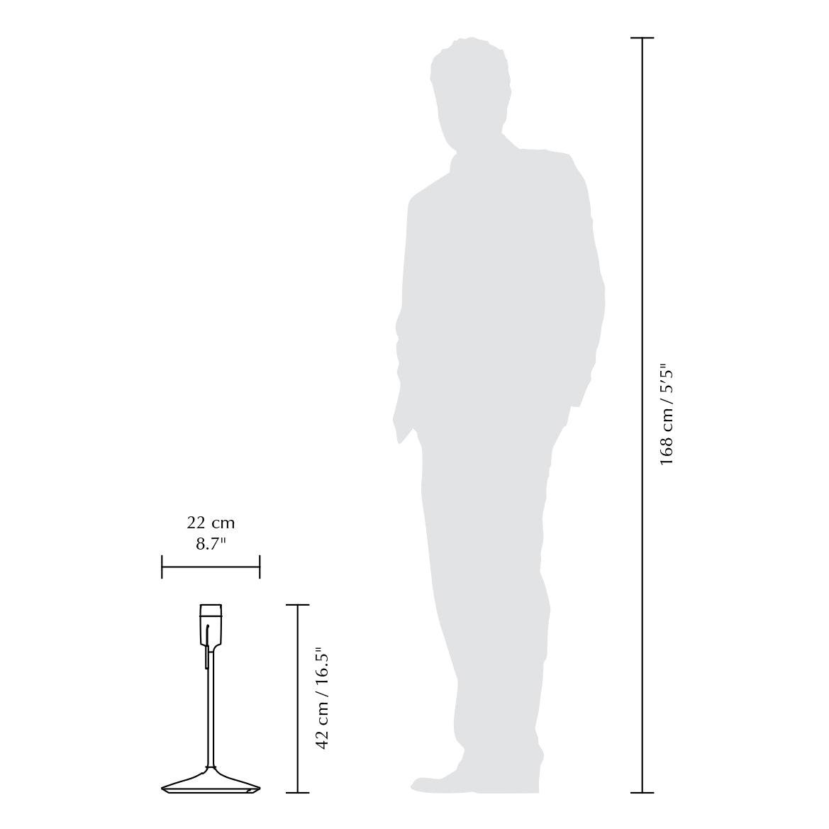 Santé table Light Stand.