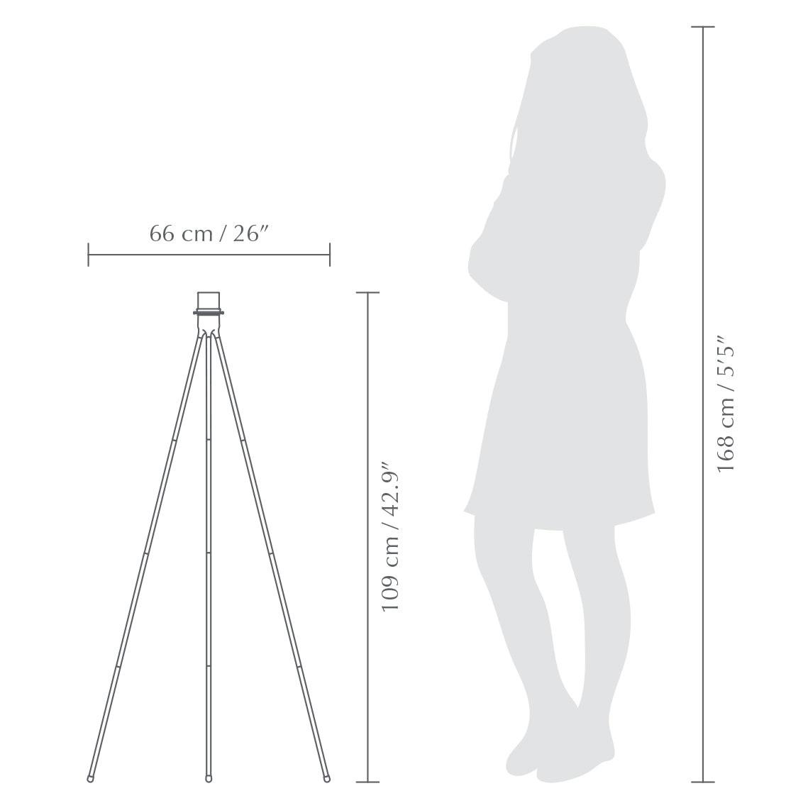 Tripod floor Light Stand.