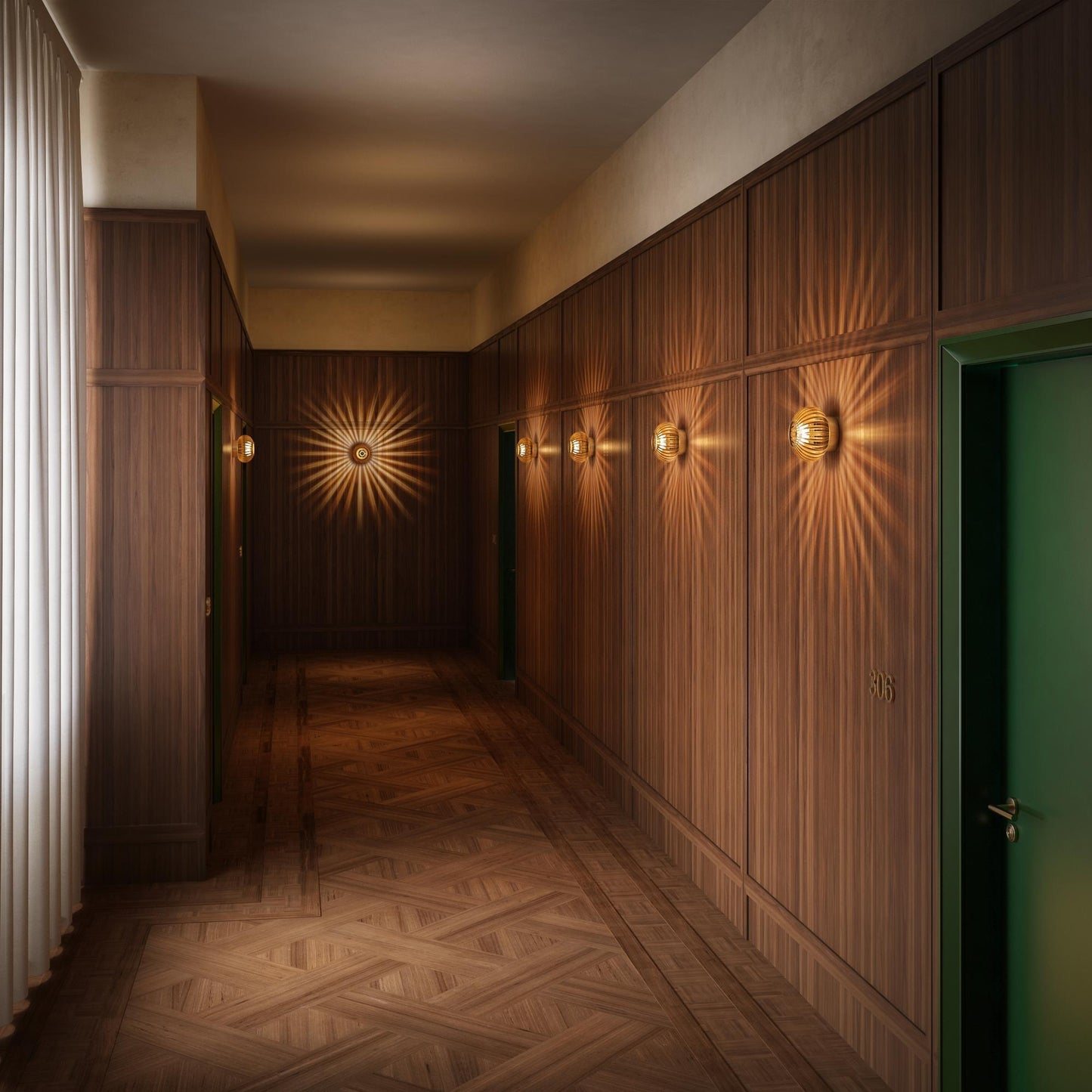 Edgeform Urc Wall Lamp 19 Amber