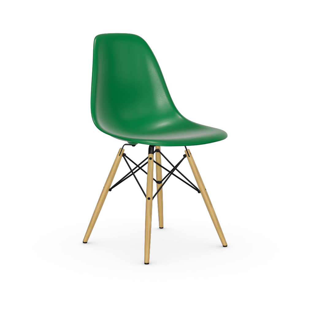 Eames Plastic Side Chair DSW (without upholstery).