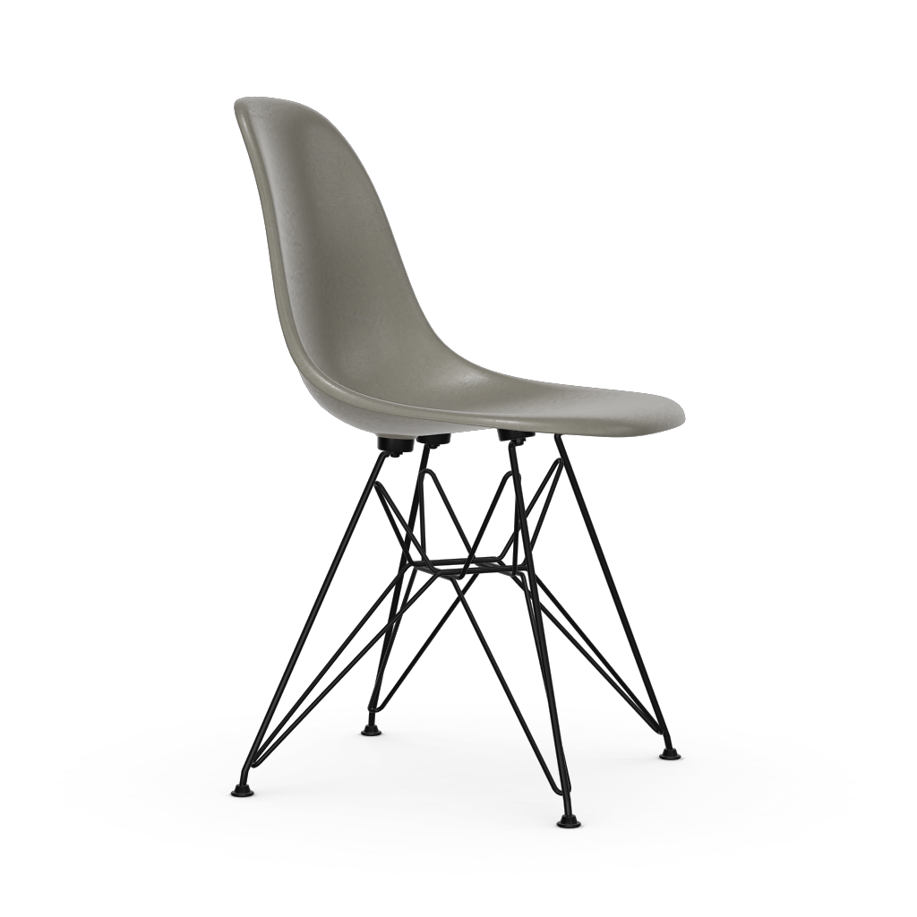 Eames Fiberglass Side Chair DSR (without upholstery).