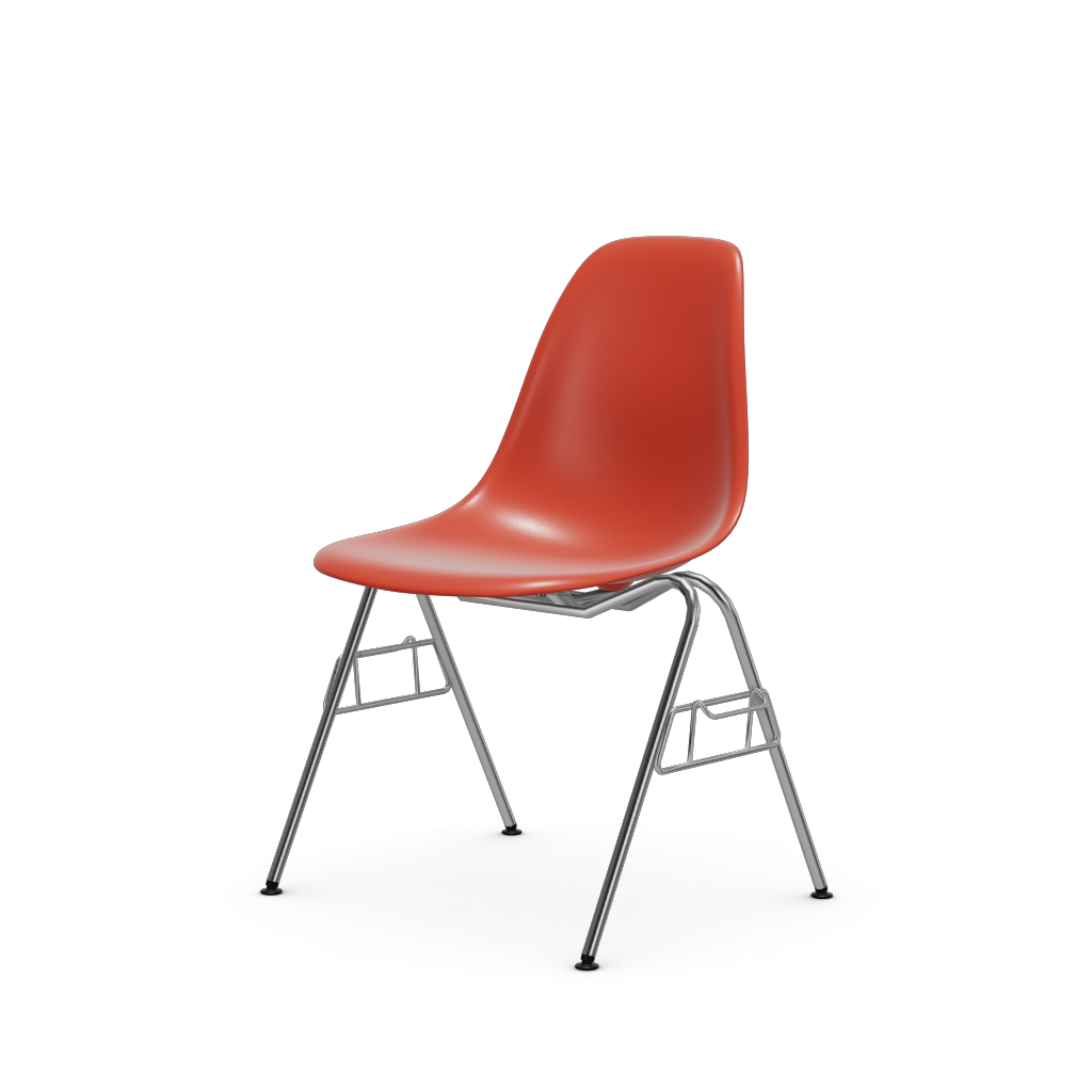 Eames Plastic Side Chair DSS (without upholstery).