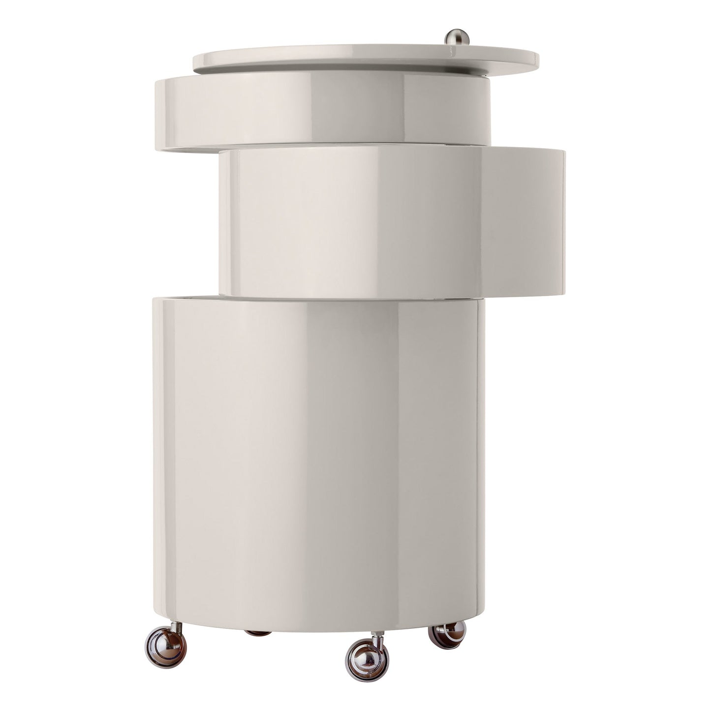 Barboy trolley, glossy creamy white
