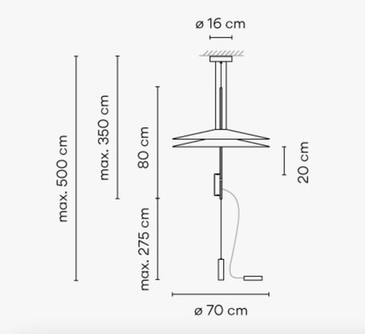 FLAMINGO 1515 - LED dimmable pendant lamp (Request Info).