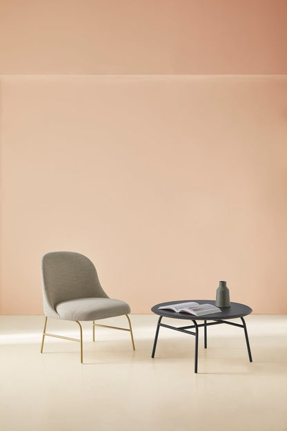 Aleta low table, 80 cm, black