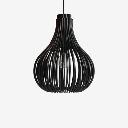 BULB - Rattan pendant lamp.