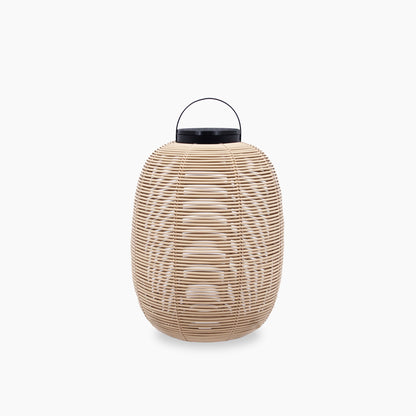 TIKA - Solar powered wicker lantern.