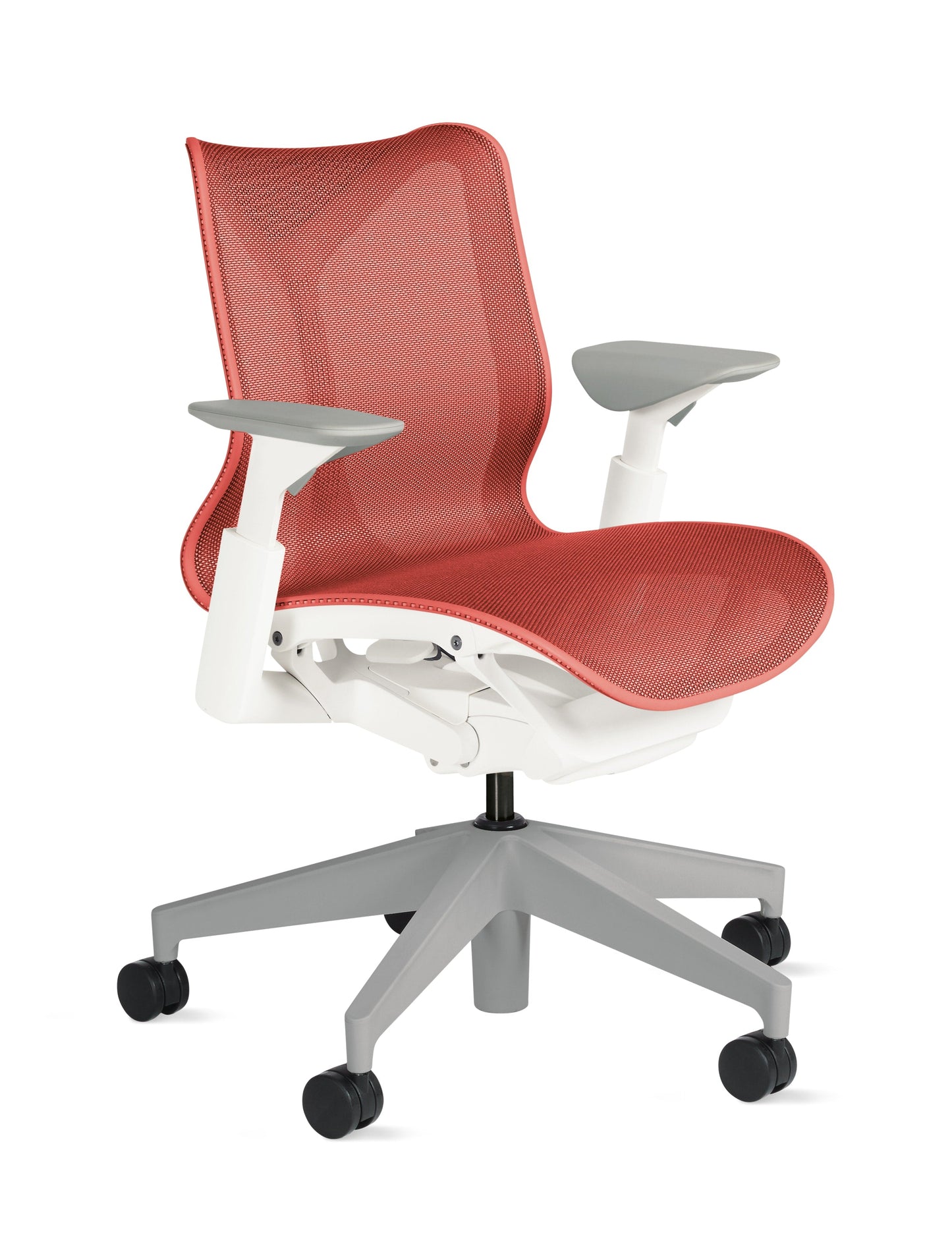 Cosm - Ergonomic Office Chair With Low Back by Herman Miller #Adjustable Arm/Studio White / Canyon/2.5-inch Carpet Caster