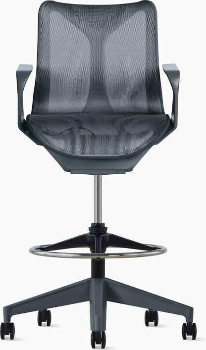 COSM - Low Back Ergonomic office stool with castors by Herman Miller