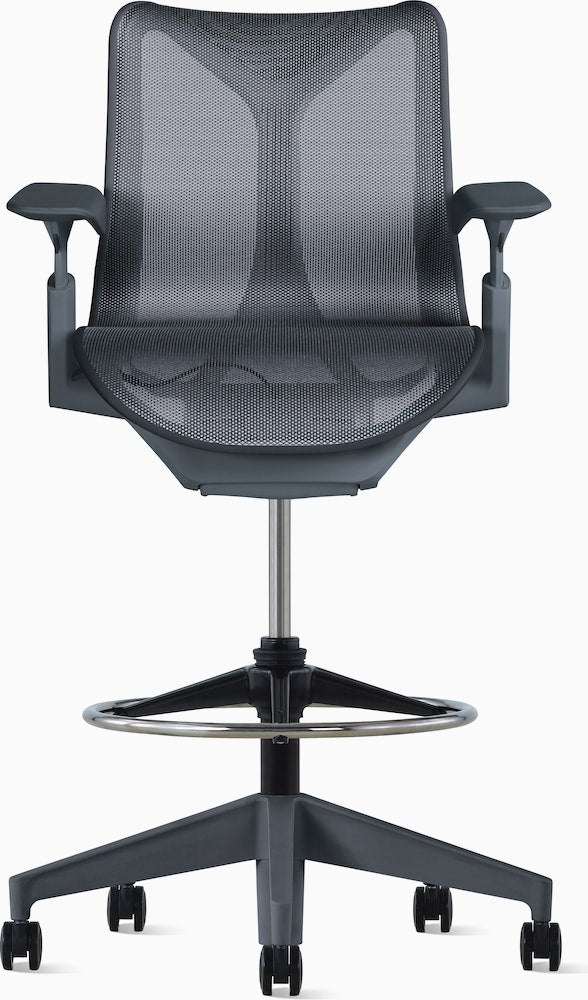 COSM - Low Back Ergonomic office stool with castors by Herman Miller