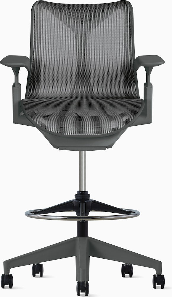 COSM - Low Back Ergonomic office stool with castors by Herman Miller