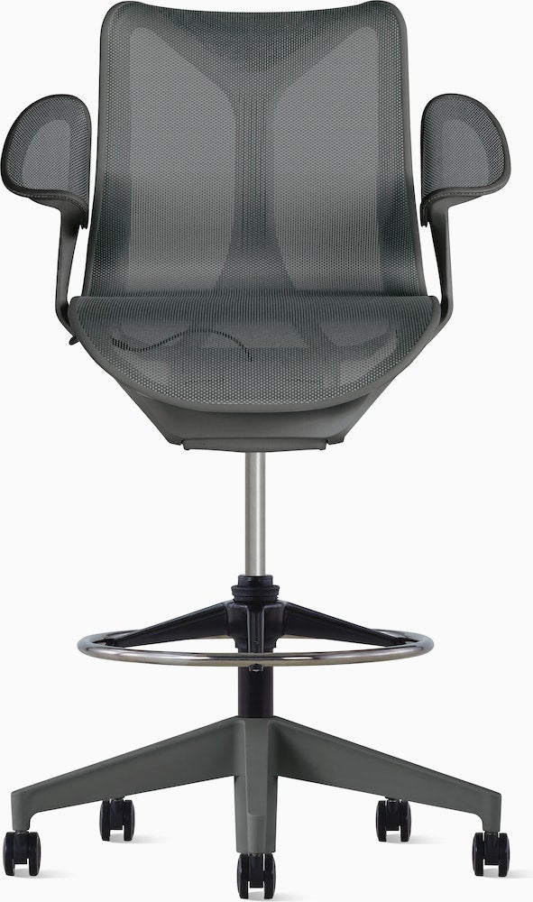 COSM - Low Back Ergonomic office stool with castors by Herman Miller