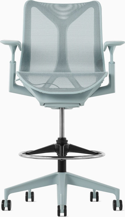 COSM - Low Back Ergonomic office stool with castors by Herman Miller
