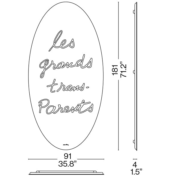 Man Ray Mirror Les Grands Trans-Parents.
