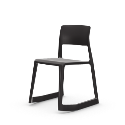 Tip Ton - solid plastic chair with a forward-tilt.