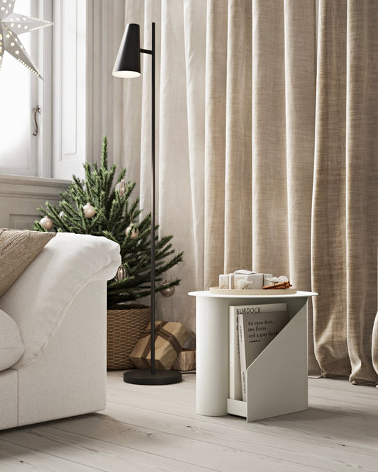 Sentrum side table, warm grey