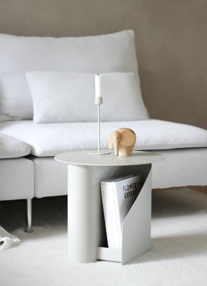 Sentrum side table, warm grey