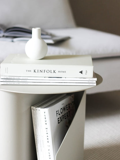 Sentrum side table, warm grey