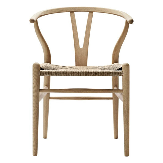 CH24 Wishbone chair by Carl Hansen & Søn #soaped oak - natural cord #