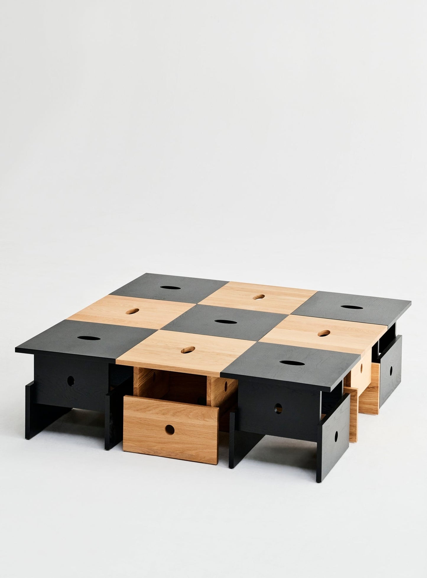 Wood Box coffee table, oiled oak